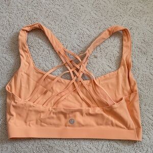lululemon athletica Apricot Strappy Sports Bra